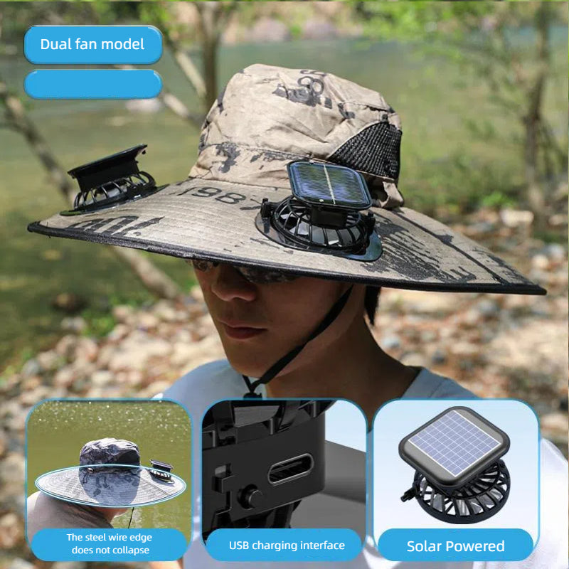 Shade Buddy Solar Fan Hats
