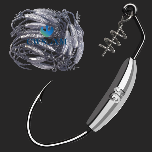 JX Baits Swimbait Twist Lock Weighted Fishing Hooks 20pcs