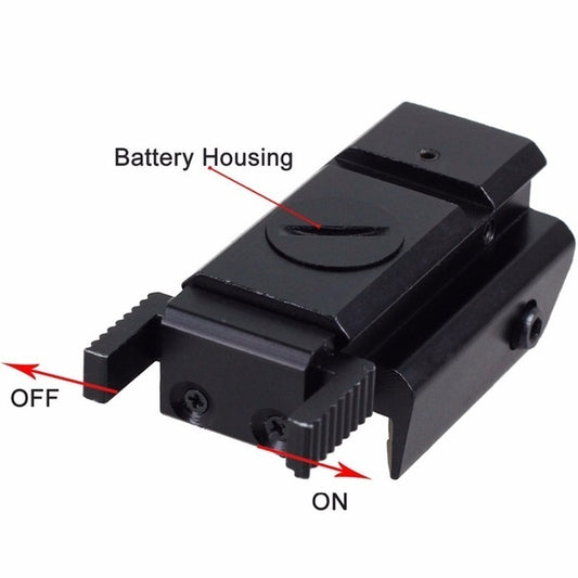 Eagle Tactical 11mm/20MM Mini–Low Base Hanging Laser Sight-Green Dot