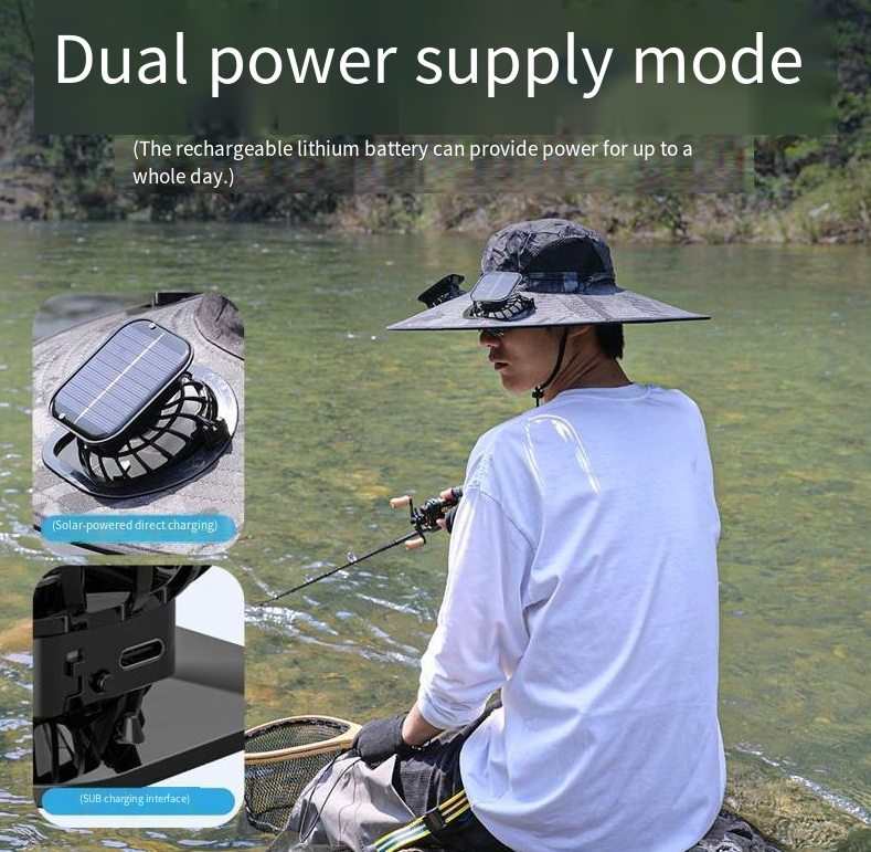 Shade Buddy Solar Fan Hat