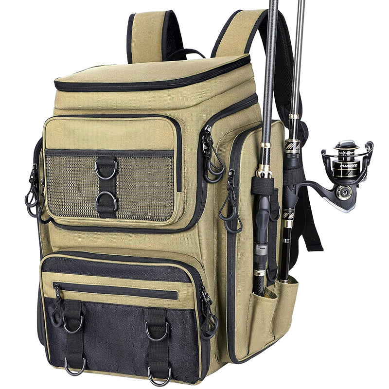 Legendary Angler Fishing Backpack with Rod Holder