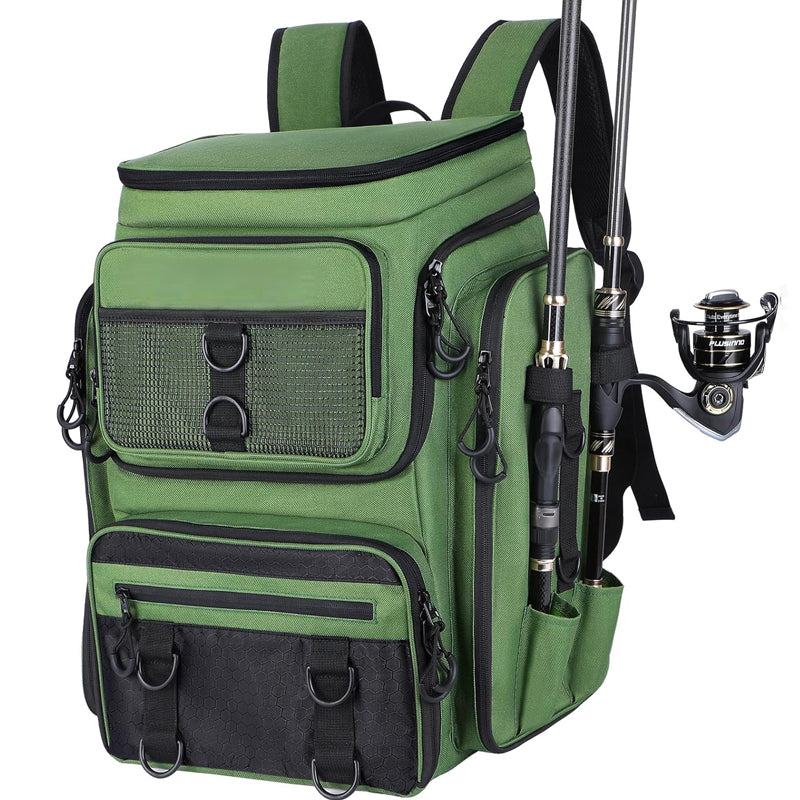 Legendary Angler Fishing Backpack with Rod Holder