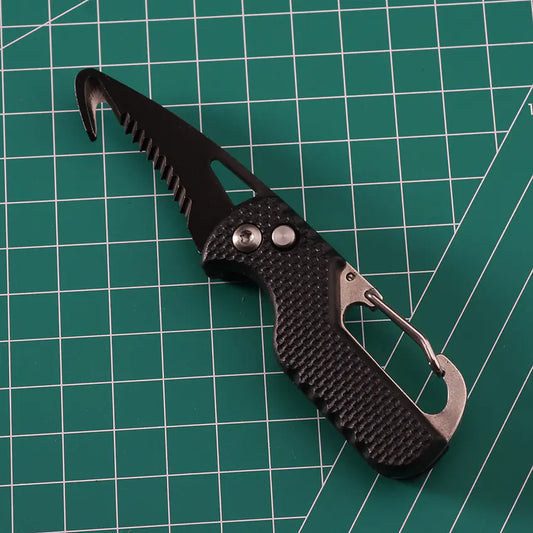 Multi-Functional Folding Utility Knife for Outdoor Use