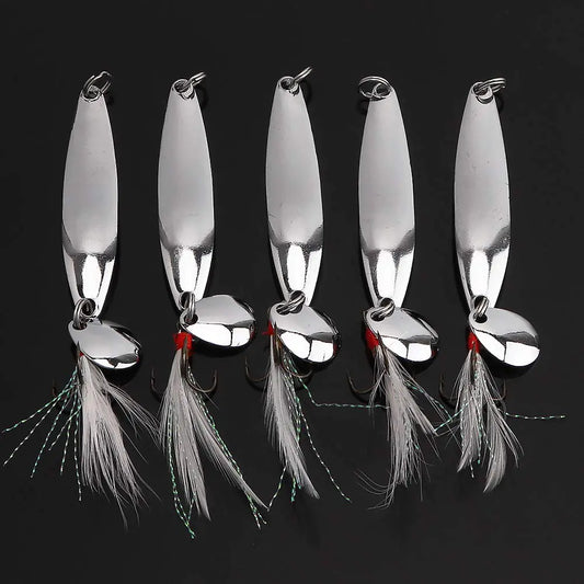OriGlam 5pcs Spoon Lures. For Walleye and Salmon