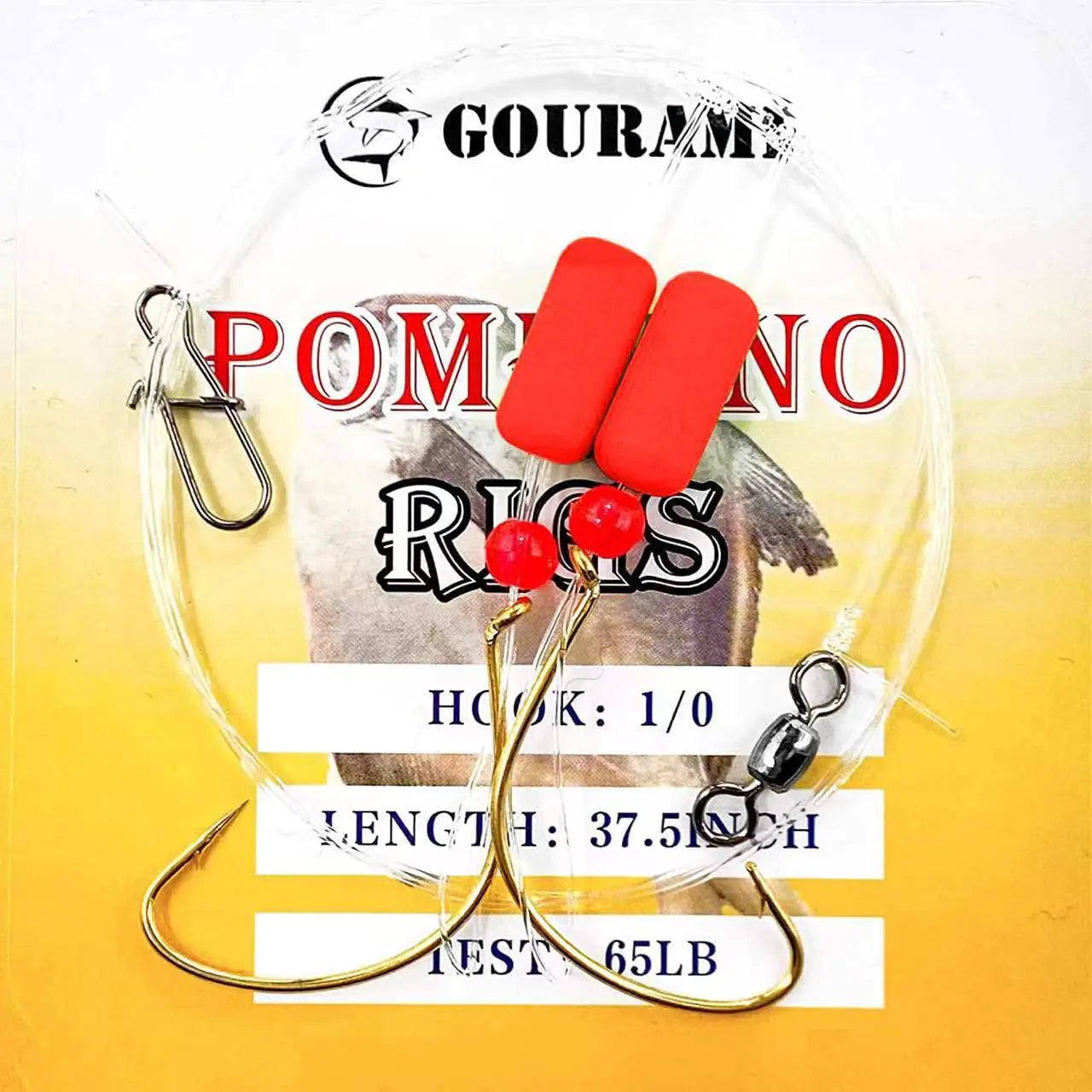 Gourami 6/12PCS Saltwater Pompano Rigs